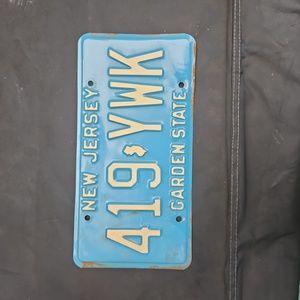 1979 New Jersey License Plate Antique Vintage